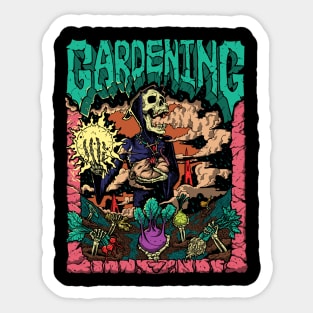 Gardening Full Color Shirt Trauma Series Sticker